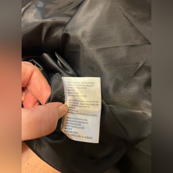 Michael Kors Black Pea Coat - Picture 9 of 9